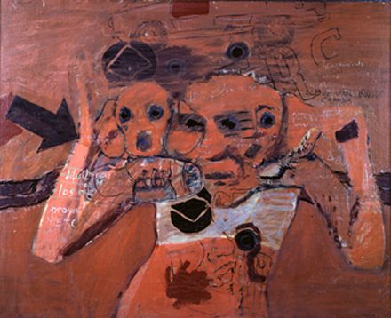 Mujer-Perro con Zapatos y Letras (1963)