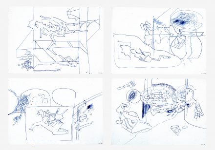 Cuatro Dibujos de Nadadores (1969)